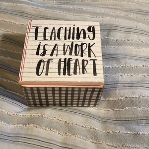 Small teacher trinket box